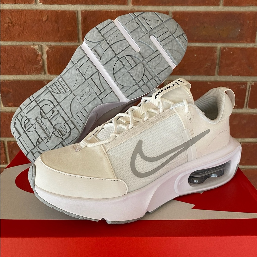 Nike Air Max Intrlk Women’s White Grey New Sneakers NIB Lifestyle Shoes - Picture 2 of 10